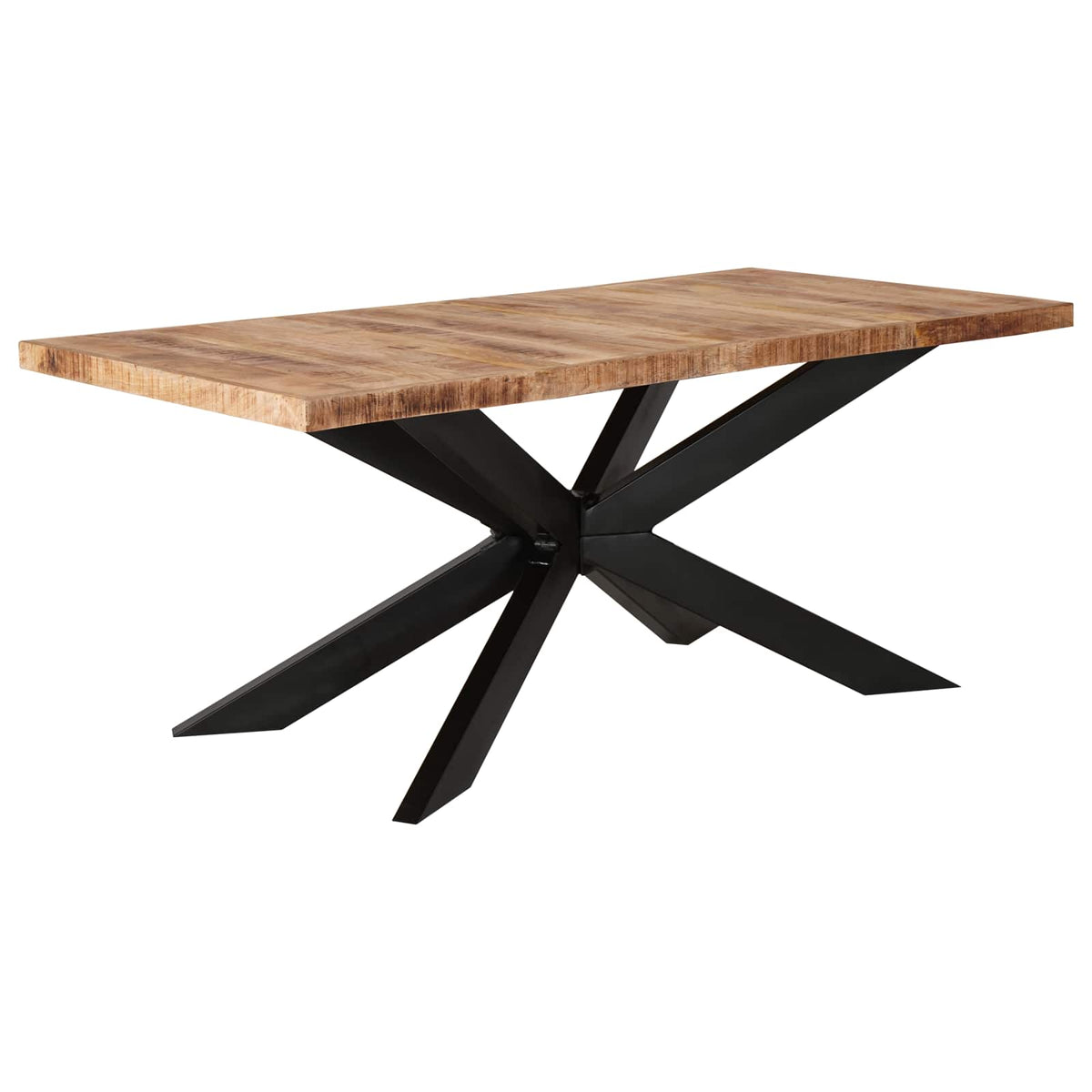 Table à dîner 180x90x76 cm Bois de manguier brut solide