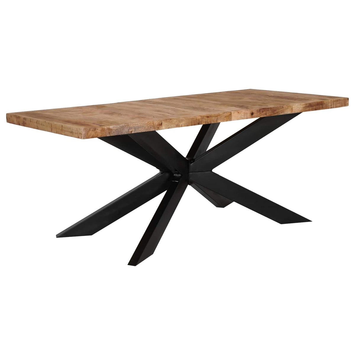 Table à dîner 180x90x76 cm Bois de manguier brut solide