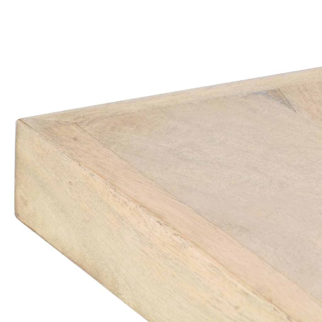Table à dîner 180x90x76 cm Bois de manguier massif blanchi - XIOS