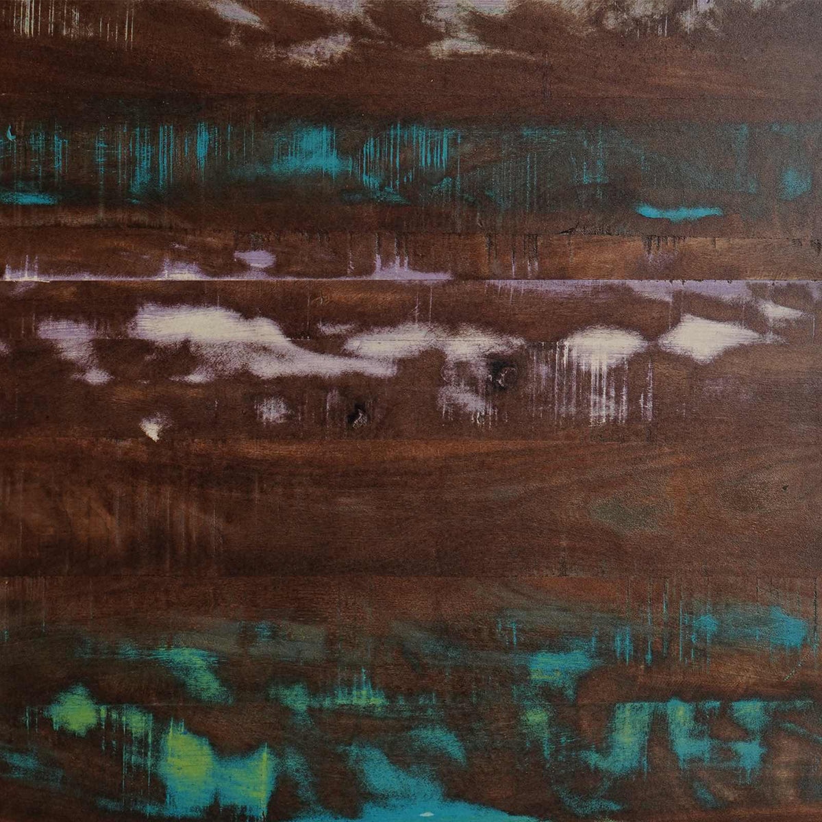 Table de salle à manger 180x90x76cm Bois de récupération solide