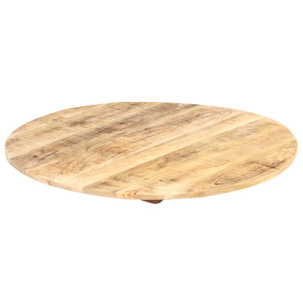 Dessus de table Bois de manguier solide Rond 15-16 mm 50 cm - XIOS