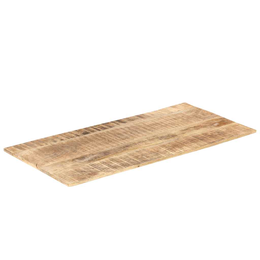 Dessus de table bois de manguier solide 15-16 mm 100x60 cm - XIOS