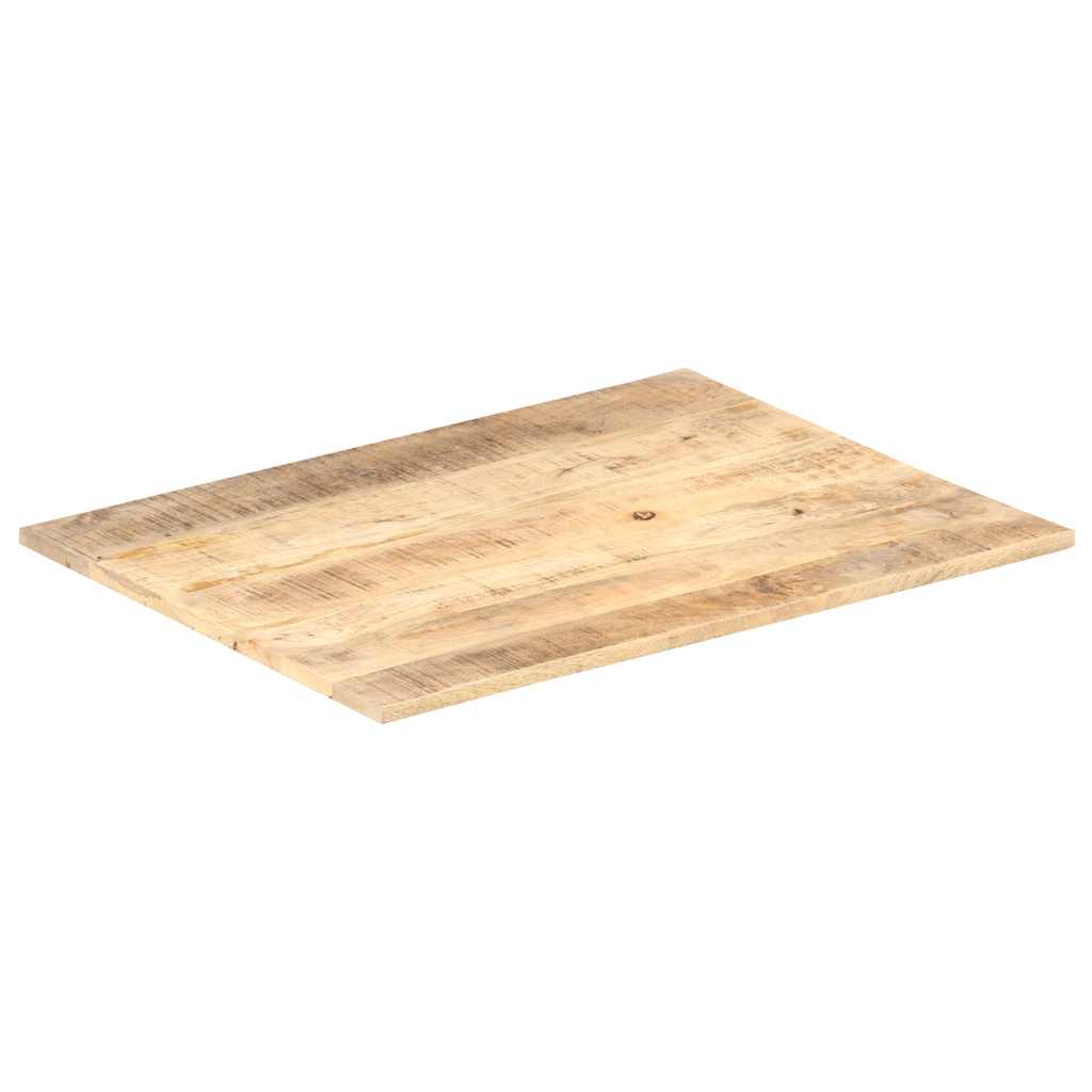 Dessus de table Bois de manguier solide 15-16 mm 80x70 cm - XIOS