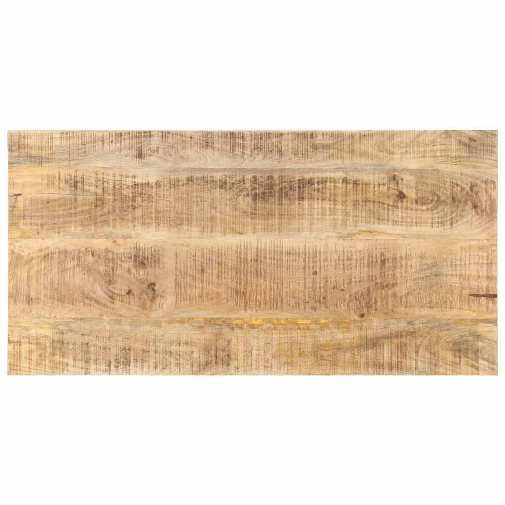 Dessus de table bois de manguier solide 25-27 mm 100x60 cm - XIOS