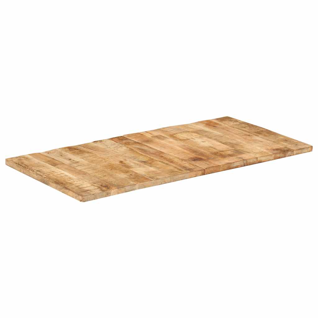 Dessus de table bois de manguier solide 25-27 mm 120x60 cm - XIOS