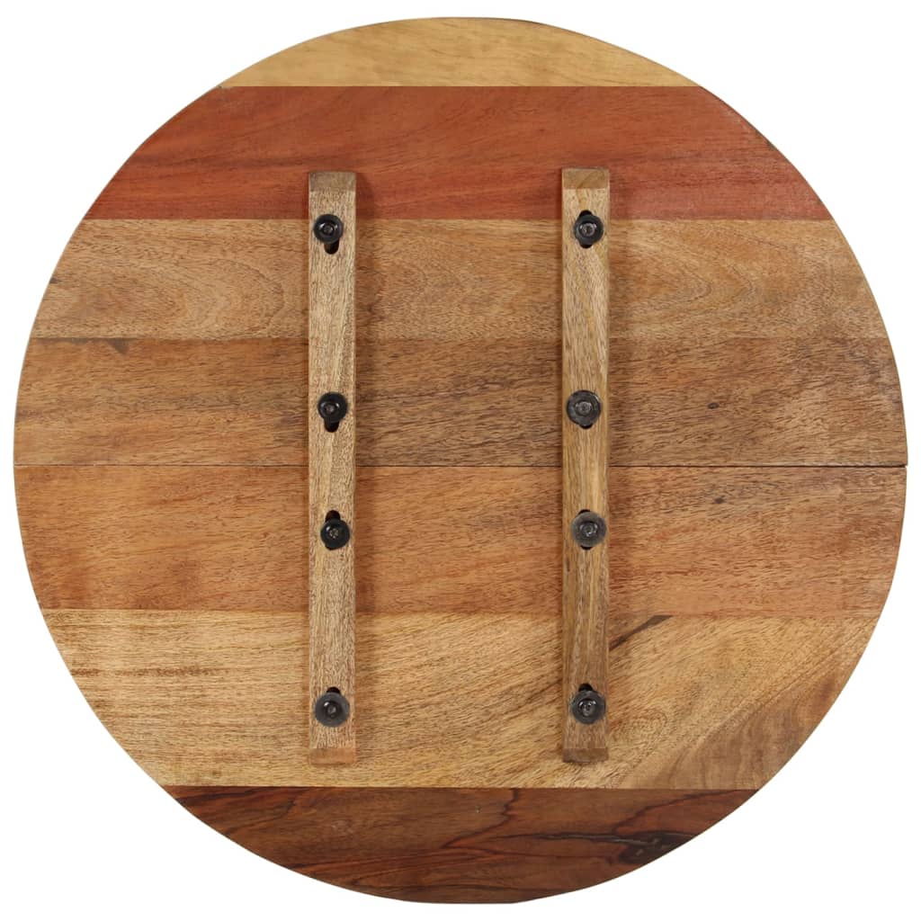 Dessus de table rond 60 cm 15-16 mm Bois de récupération - XIOS