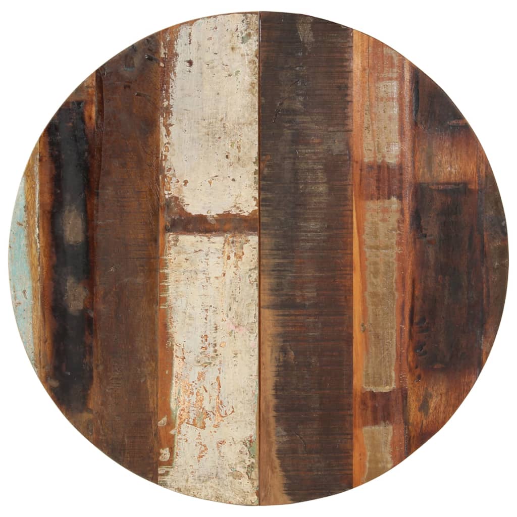 Dessus de table rond 70 cm 15-16 mm Bois de récupération - XIOS