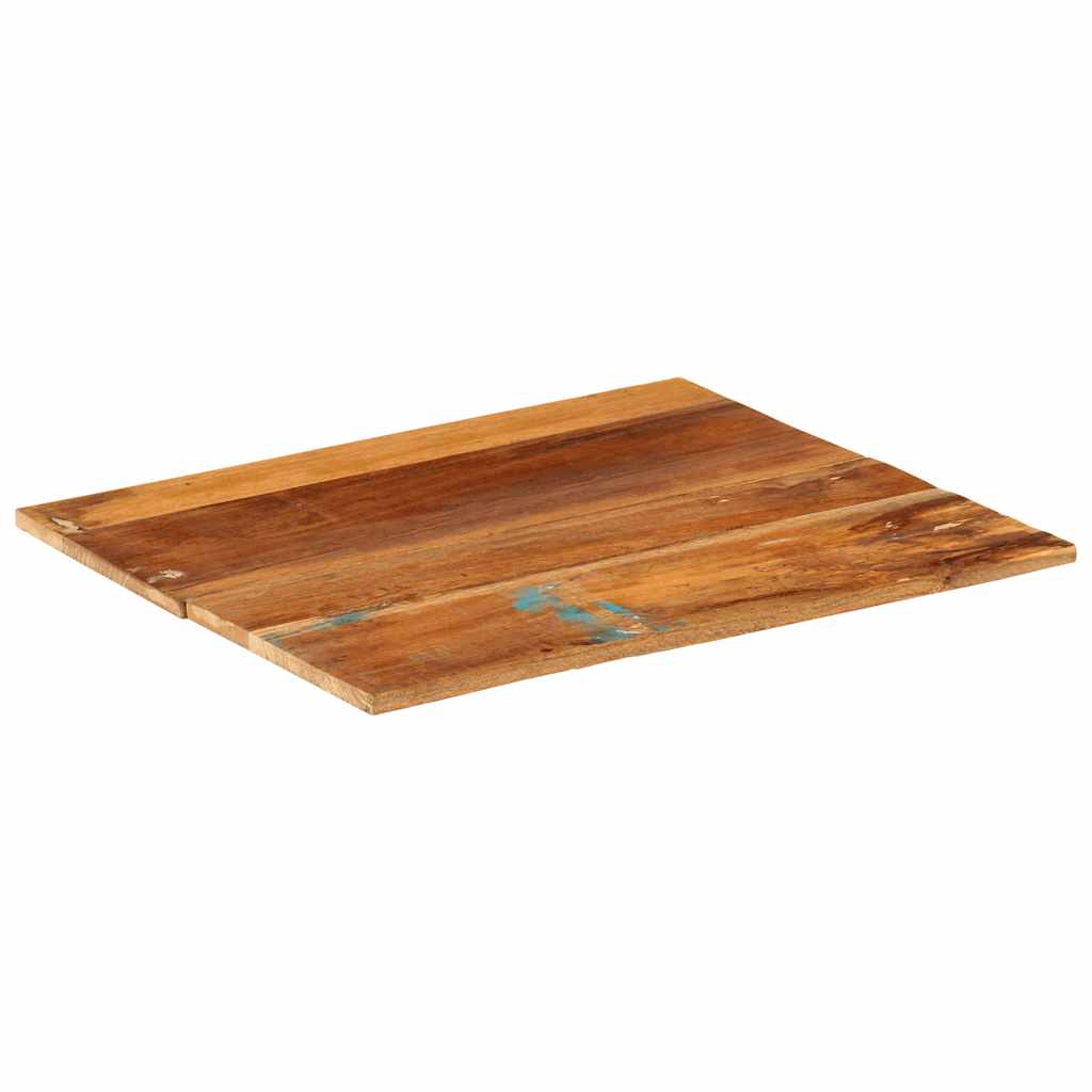 Dessus de table carré 60x60 cm 15-16 mm Bois de récupération - XIOS