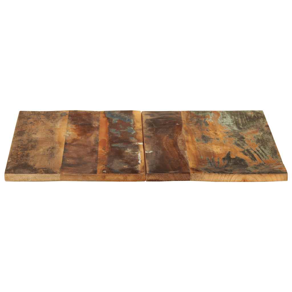 Dessus de table carré 60x60 cm 15-16 mm Bois de récupération - XIOS