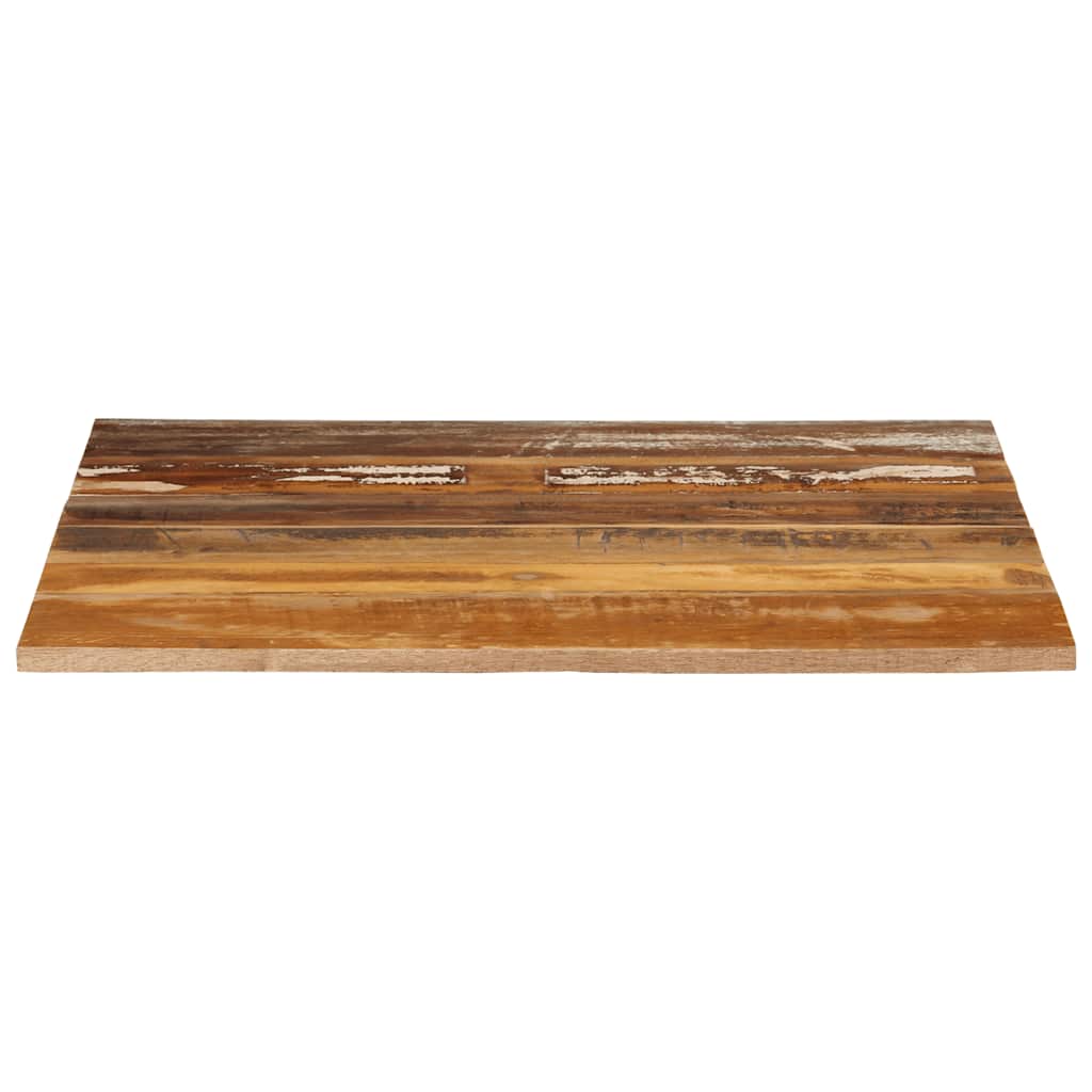 Dessus de table carré 70x70 cm 15-16 mm Bois de récupération - XIOS