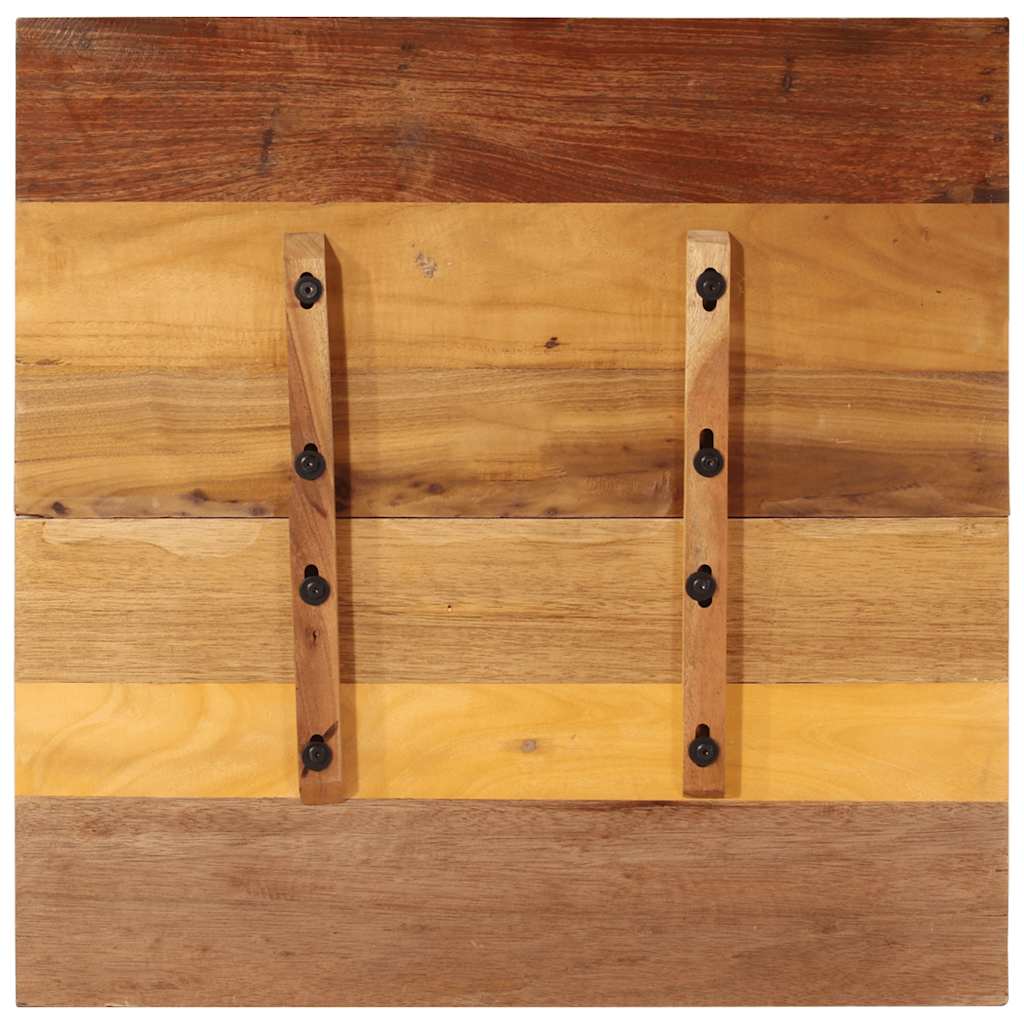 Dessus de table carré 70x70 cm 15-16 mm Bois de récupération - XIOS