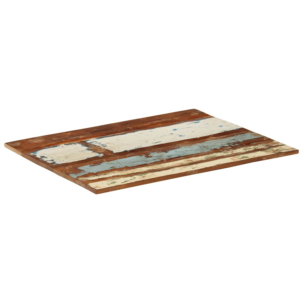 Dessus de table rectangulaire 70x90 cm 15-16 mm Bois récupéré - XIOS