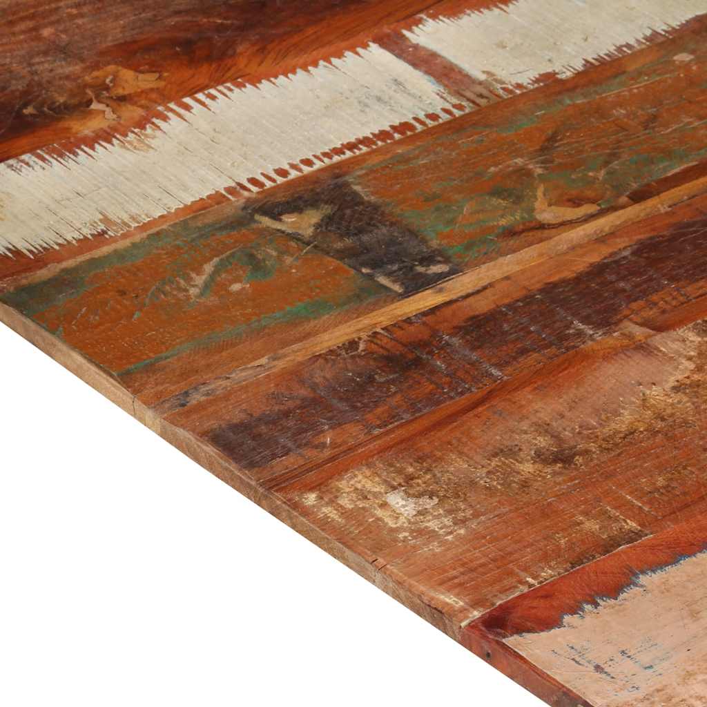 Dessus de table carré 80x80 cm 15-16 mm Bois de récupération - XIOS