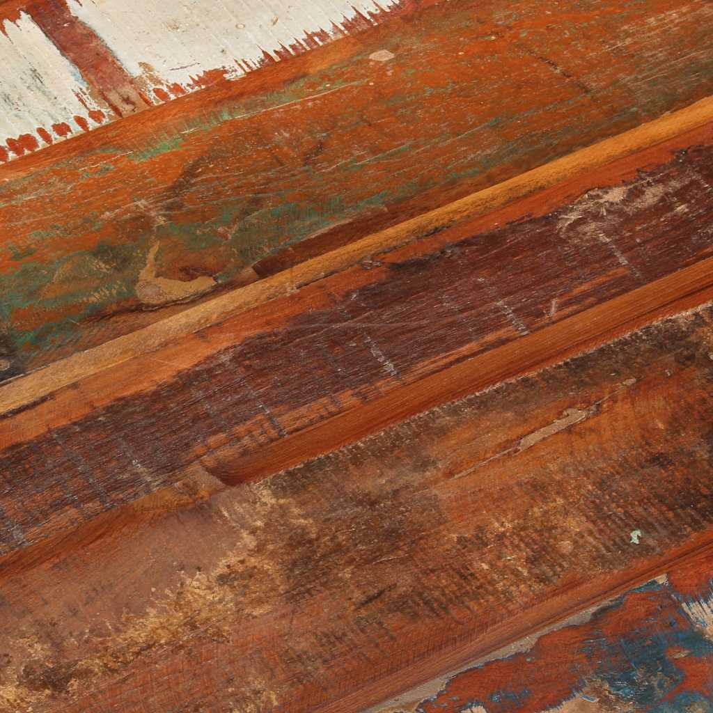 Dessus de table carré 80x80 cm 15-16 mm Bois de récupération - XIOS