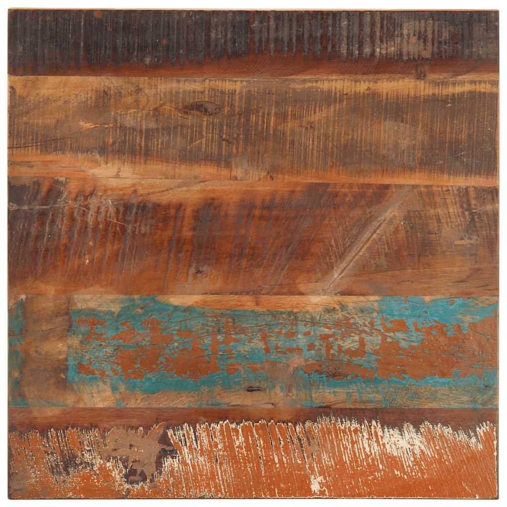 Dessus de table carré 60x60 cm 25-27 mm Bois de récupération - XIOS