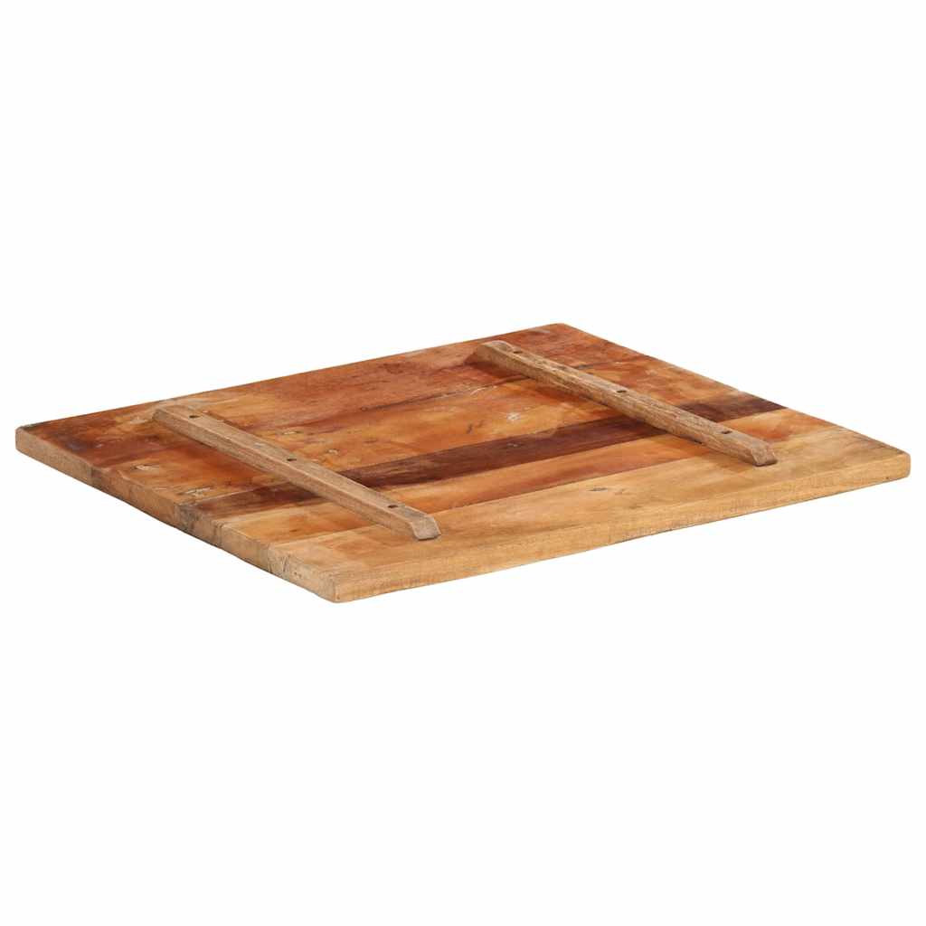 Dessus de table rectangulaire 60x70 cm 25-27 mm Bois récupéré - XIOS