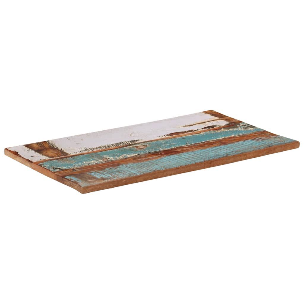 Dessus de table rectangulaire 60x100 cm 25-27 mm Bois récupéré - XIOS