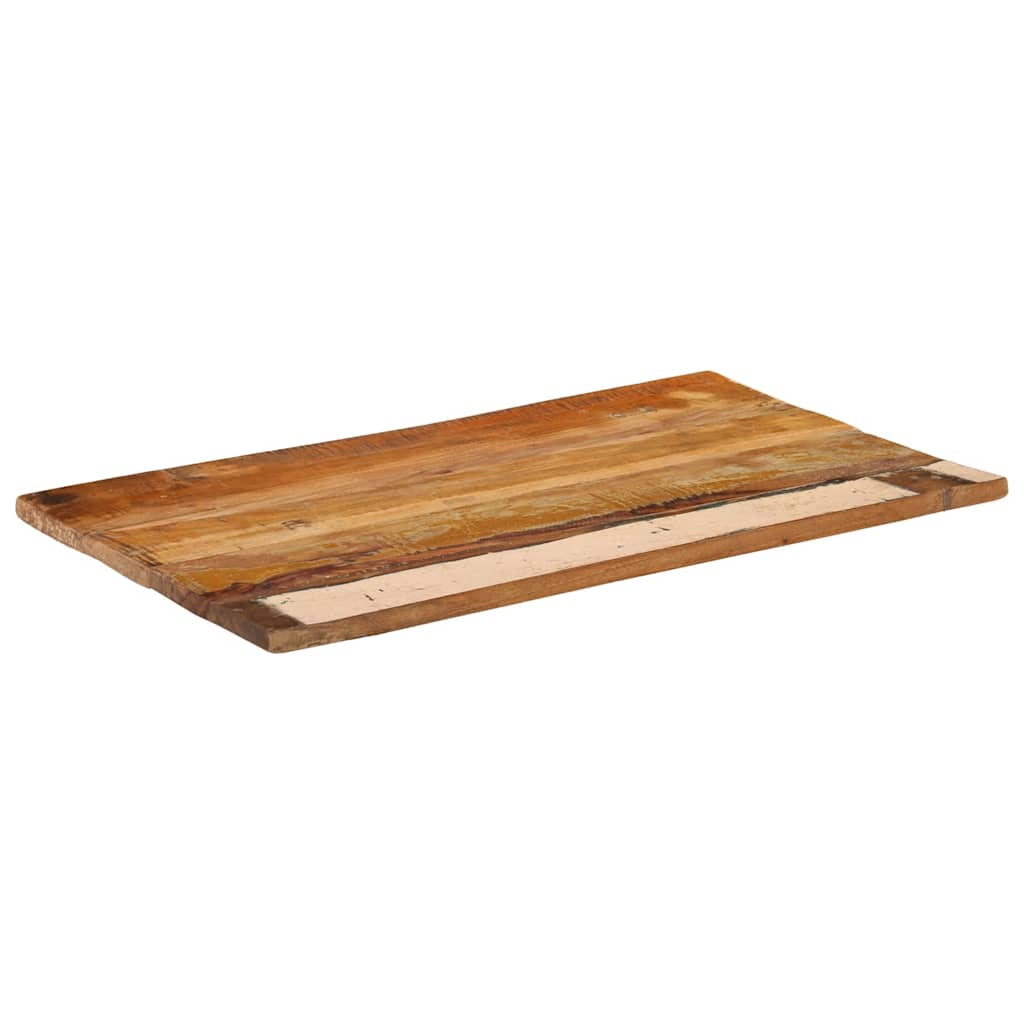 Dessus de table rectangulaire 60x100 cm 25-27 mm Bois récupéré - XIOS