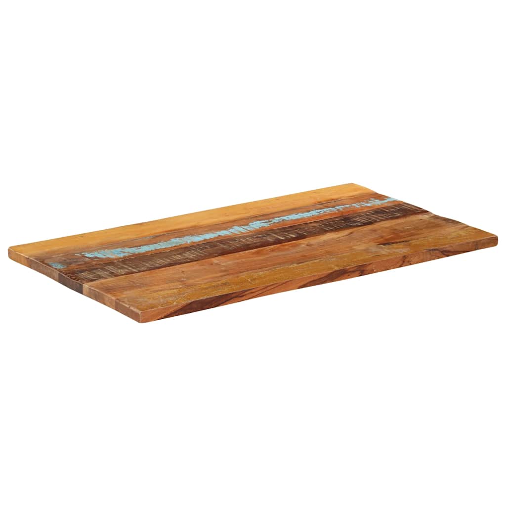 Dessus de table rectangulaire 60x100 cm 25-27 mm Bois récupéré - XIOS