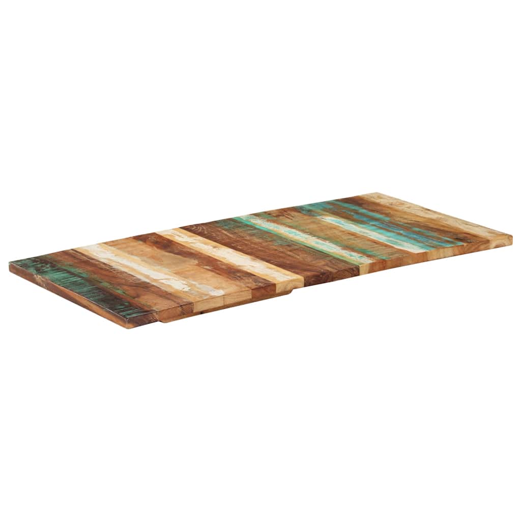 Dessus de table rectangulaire 60x120 cm 25-27 mm Bois récupéré - XIOS