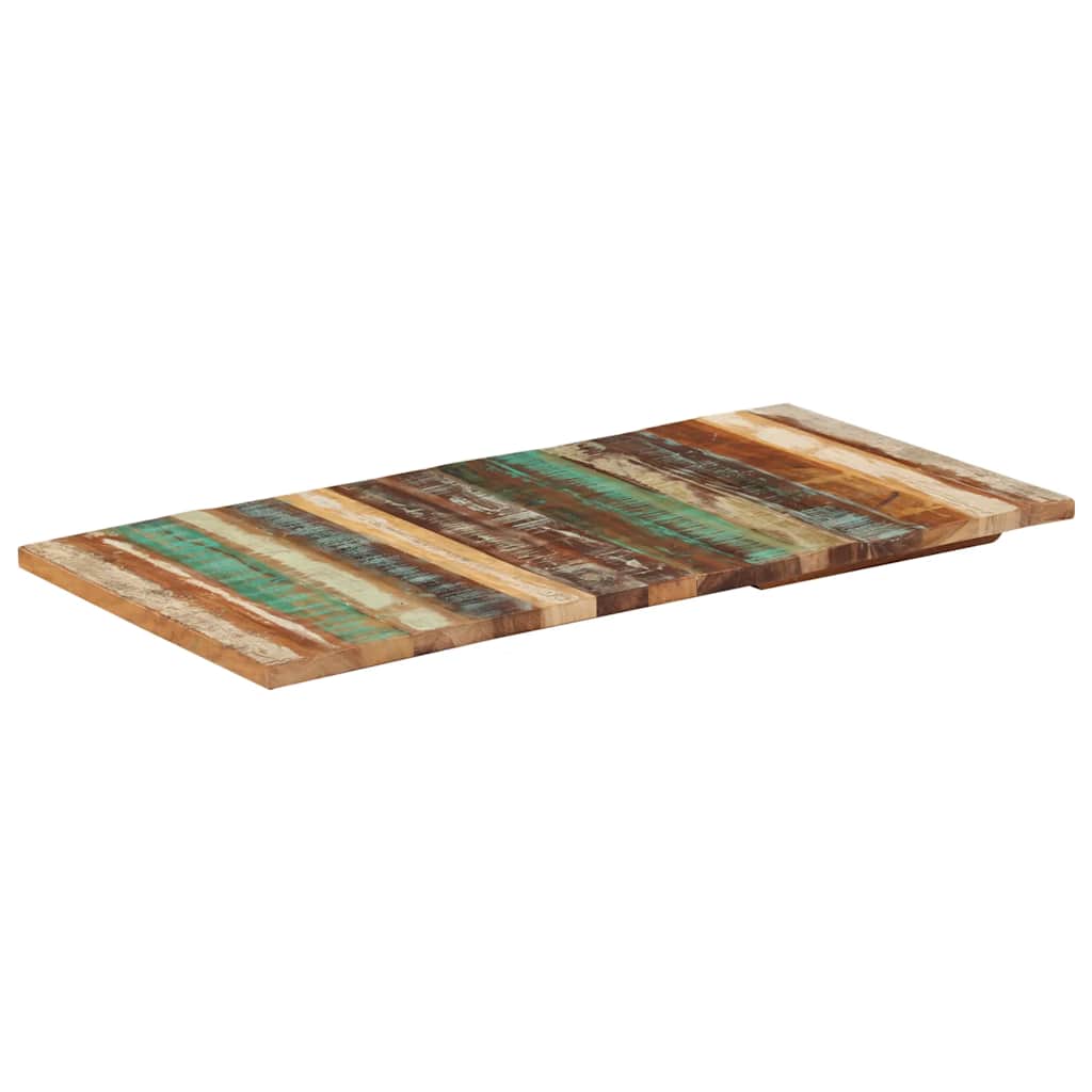 Dessus de table rectangulaire 60x120 cm 25-27 mm Bois récupéré - XIOS