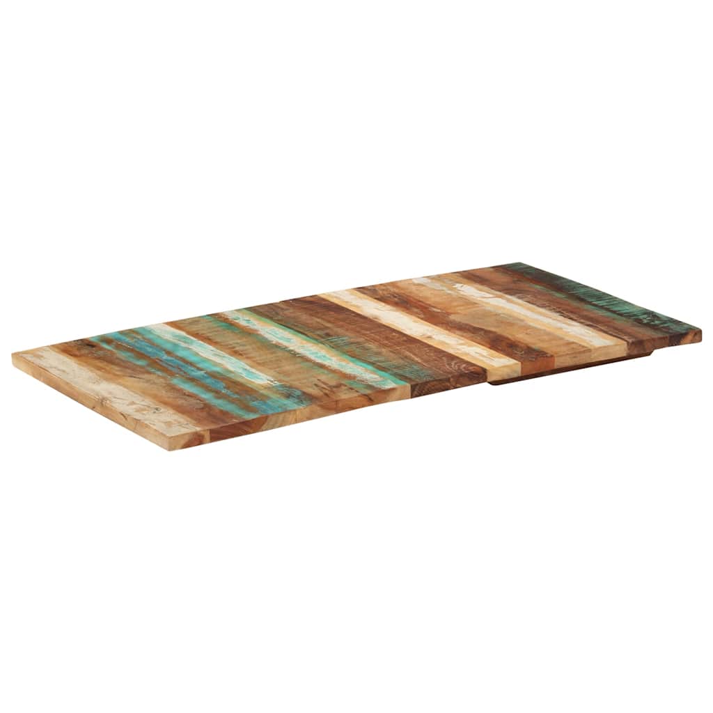Dessus de table rectangulaire 60x120 cm 25-27 mm Bois récupéré - XIOS