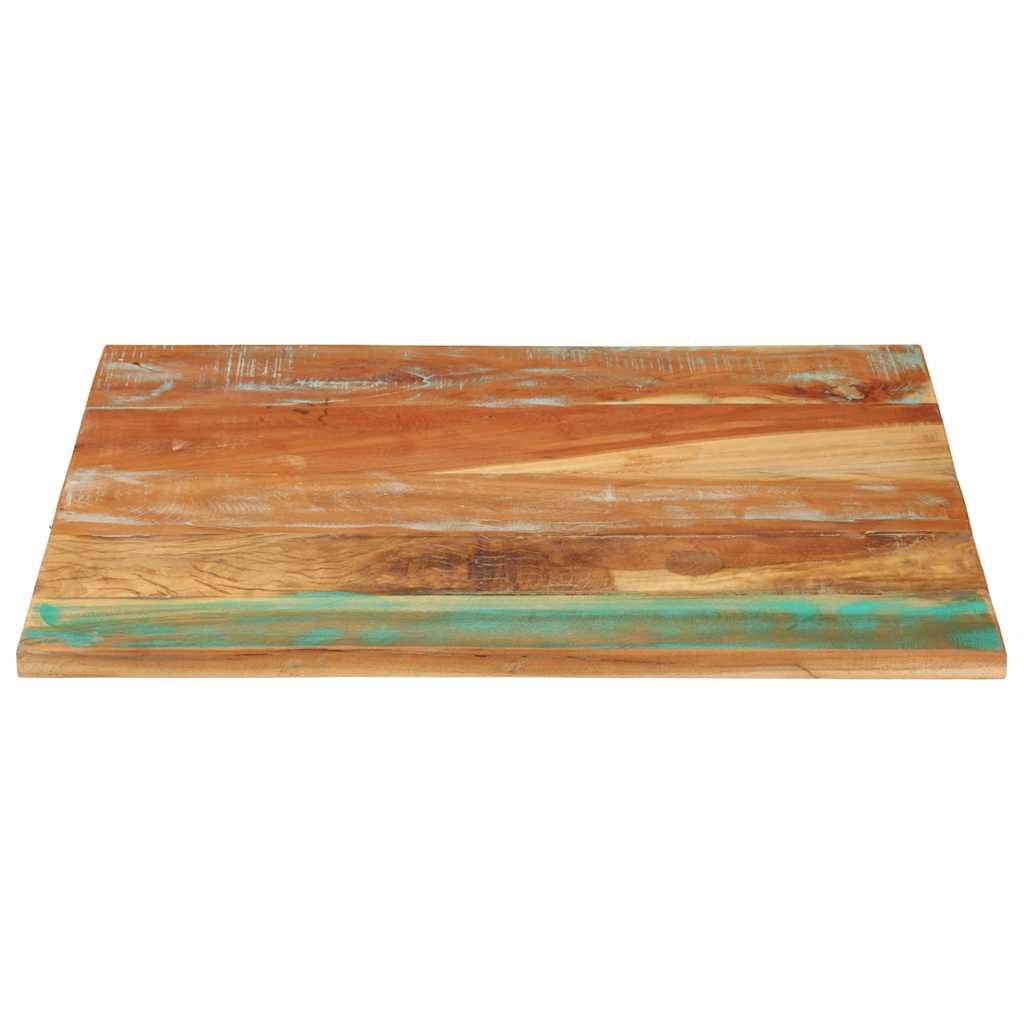 Dessus de table rectangulaire 70x80 cm 25-27 mm Bois récupéré - XIOS