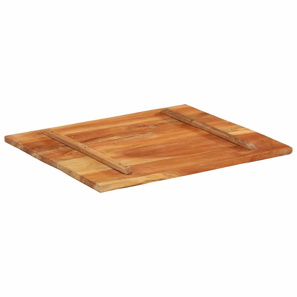 Dessus de table rectangulaire 70x80 cm 25-27 mm Bois récupéré - XIOS