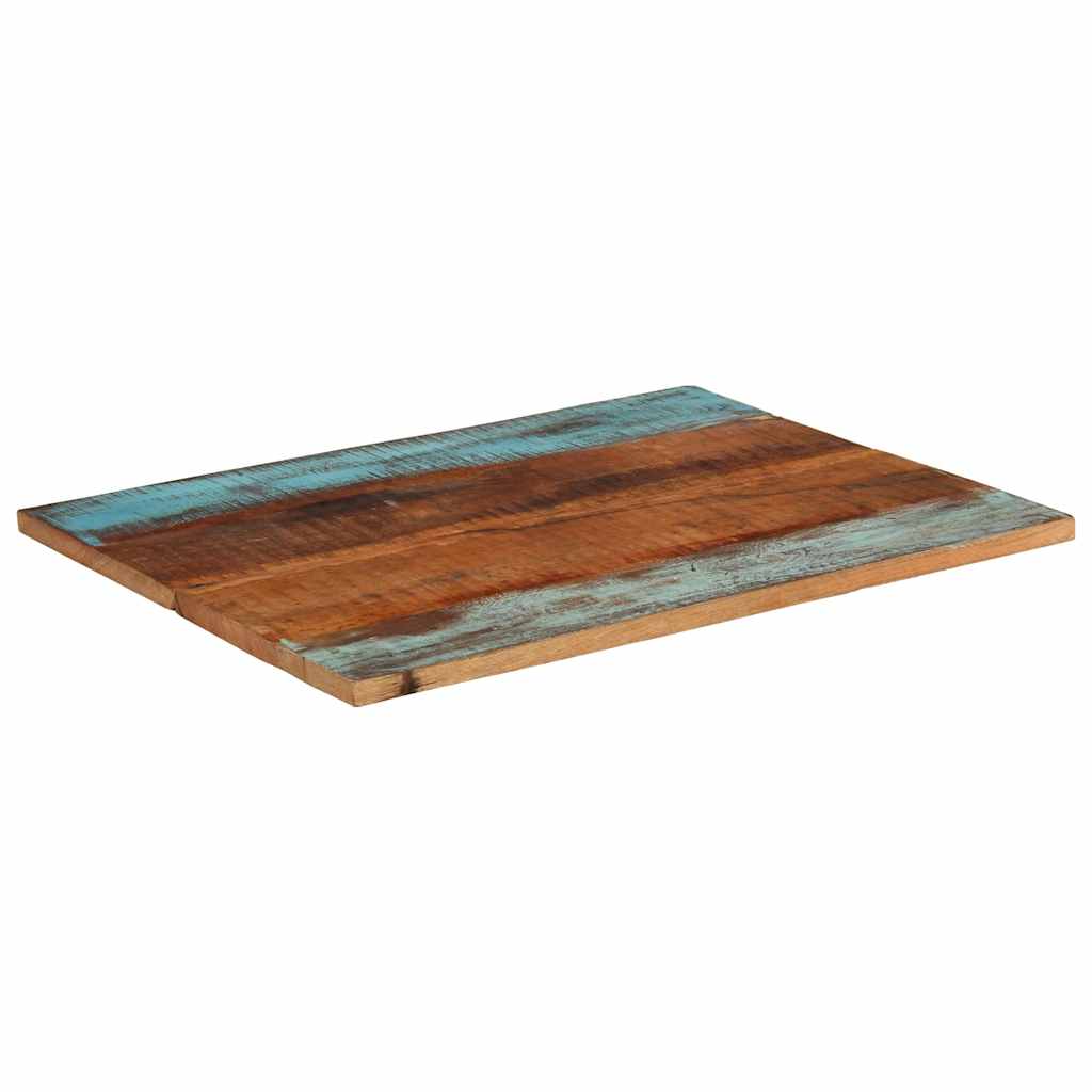 Dessus de table rectangulaire 70x90 cm 25-27 mm Bois récupéré - XIOS