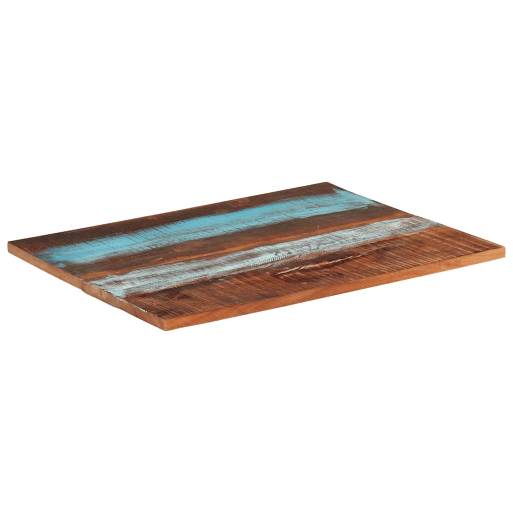 Dessus de table rectangulaire 70x90 cm 25-27 mm Bois récupéré - XIOS