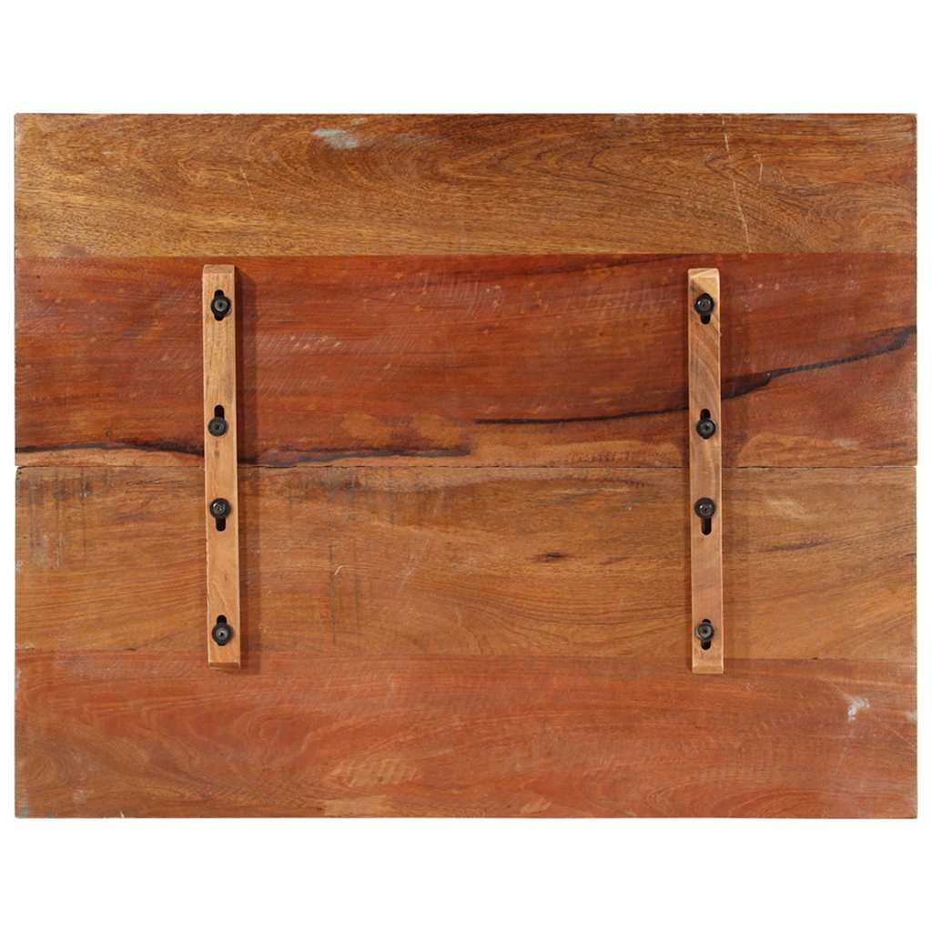 Dessus de table rectangulaire 70x90 cm 25-27 mm Bois récupéré - XIOS