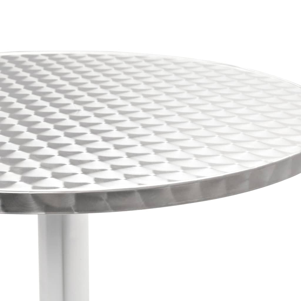 Ensemble à manger d'extérieur 5 pcs Aluminium Argenté - XIOS