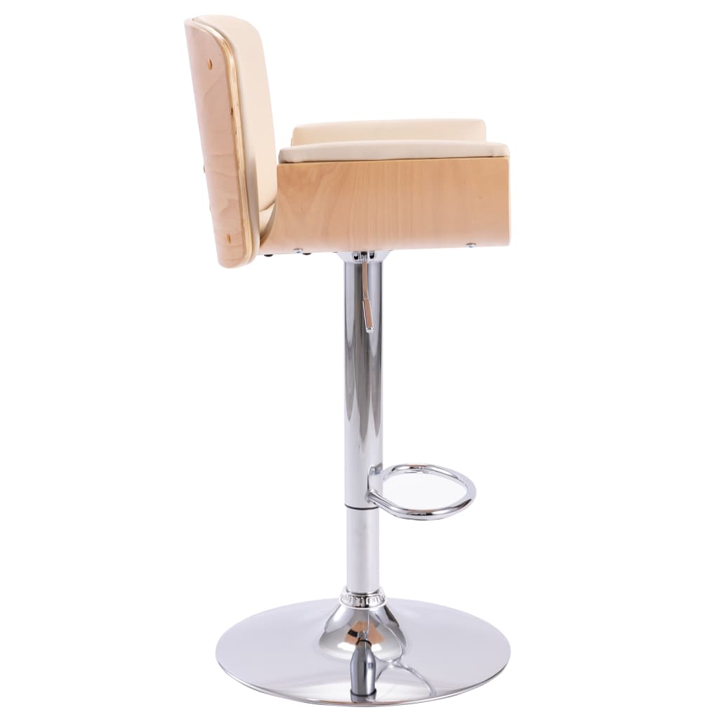 Tabouret de bar Crème Similicuir - XIOS