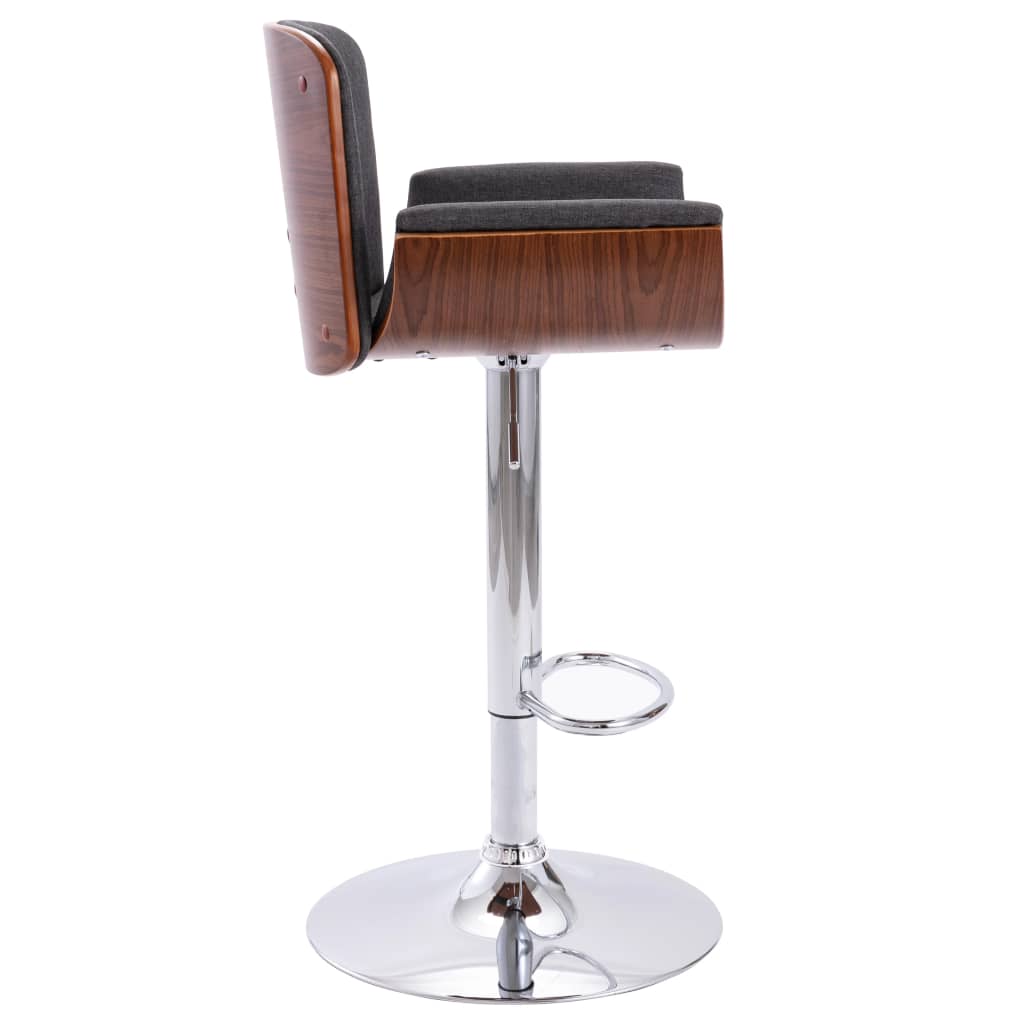 Tabouret de bar Gris Tissu - XIOS