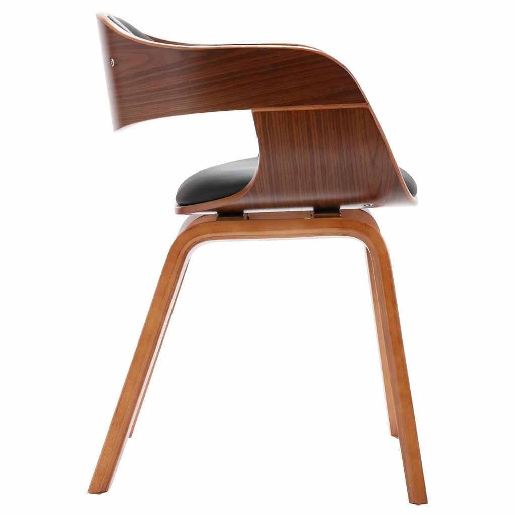 Chaises à manger lot de 2 bois courbé et similicuir - XIOS