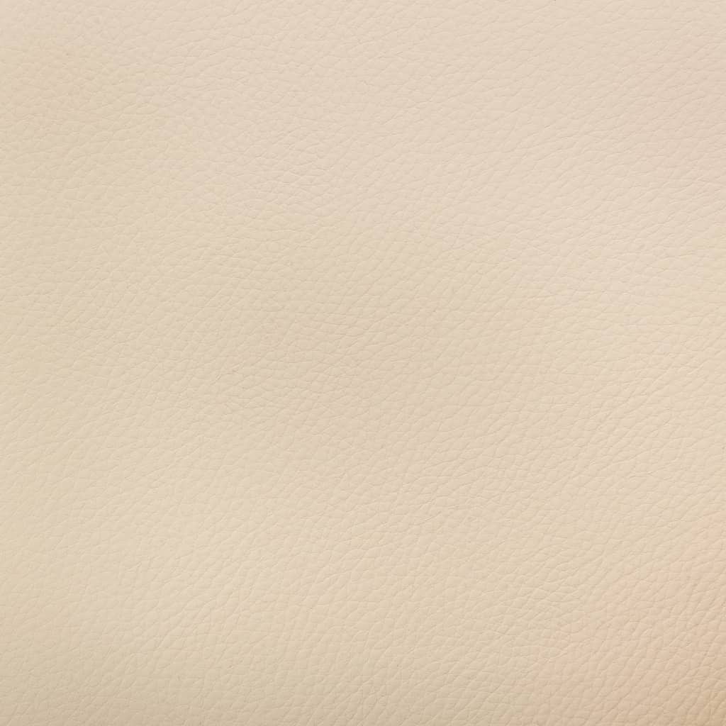 Chaise pivotante à manger Crème Bois courbé et Similicuir - XIOS