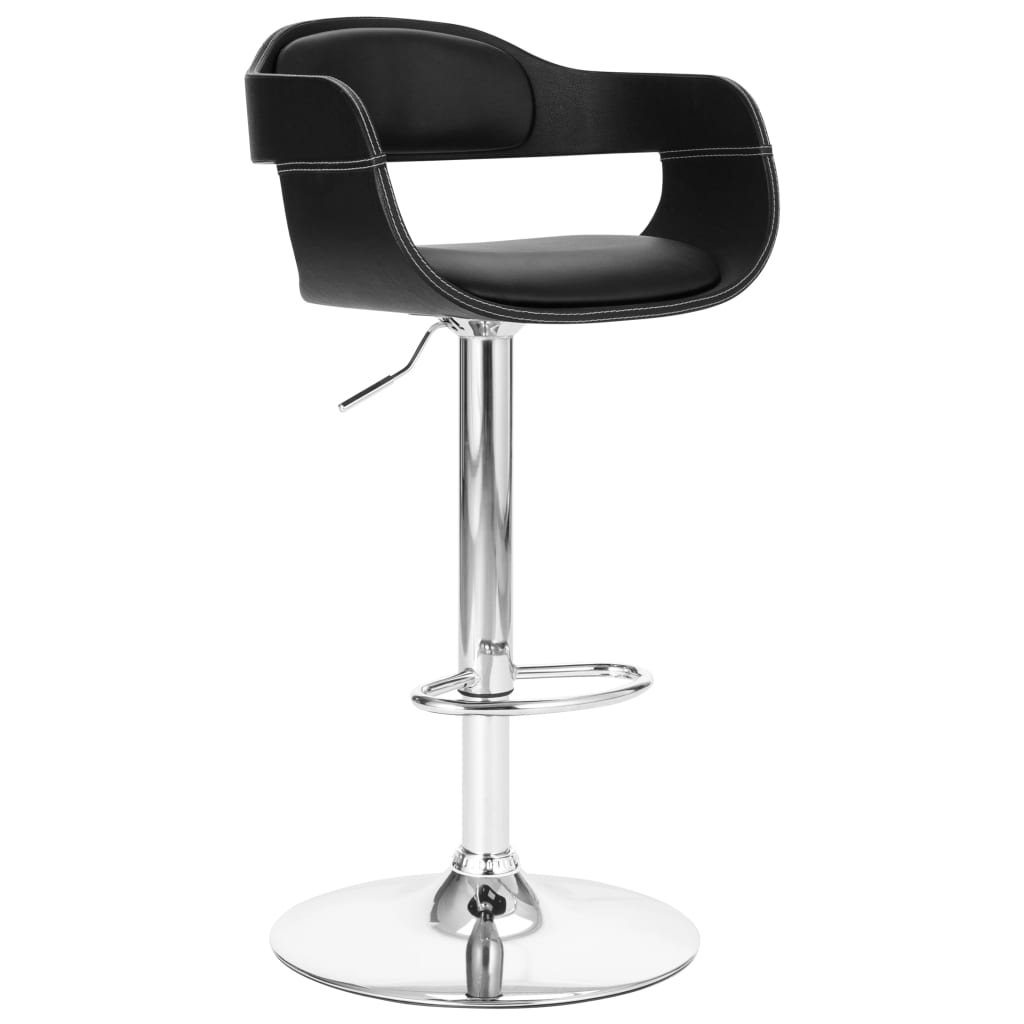 Tabouret de bar Noir Similicuir - XIOS
