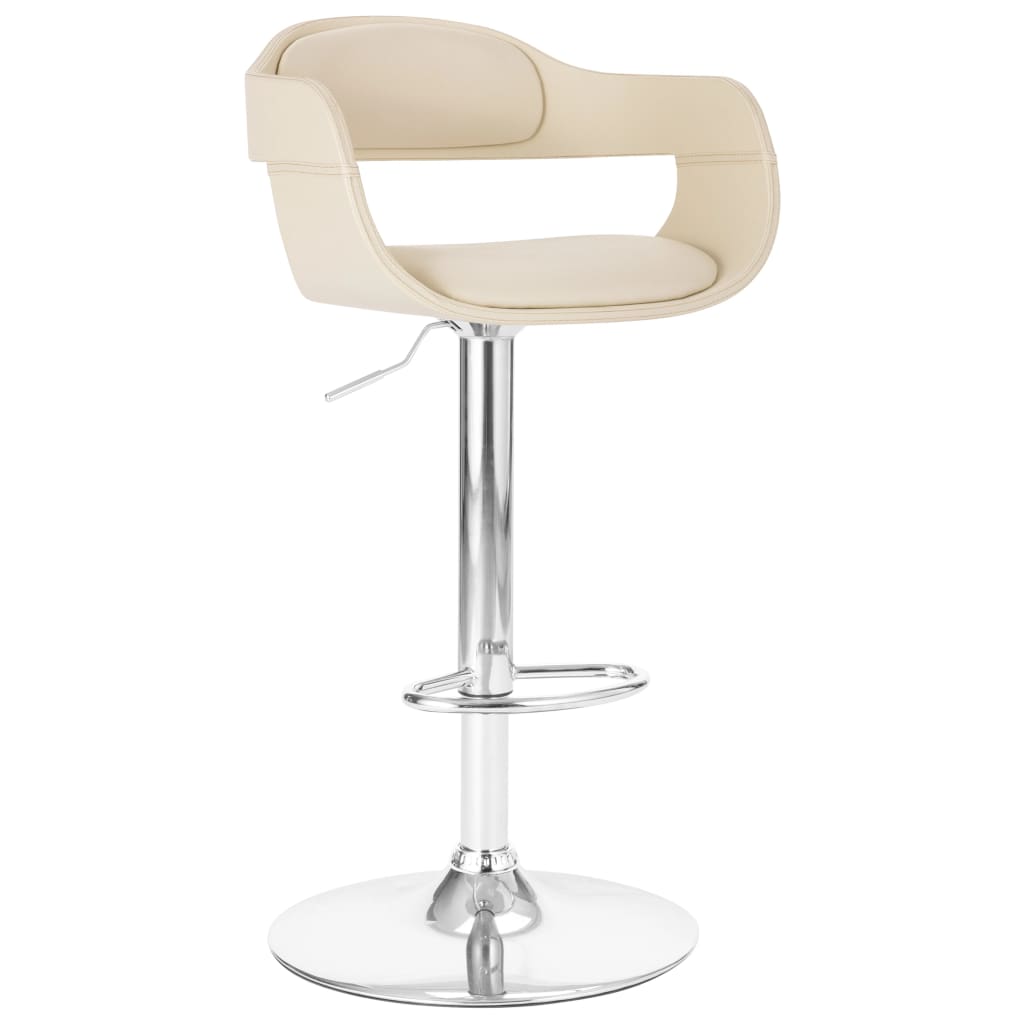 Tabouret de bar Blanc Similicuir - XIOS