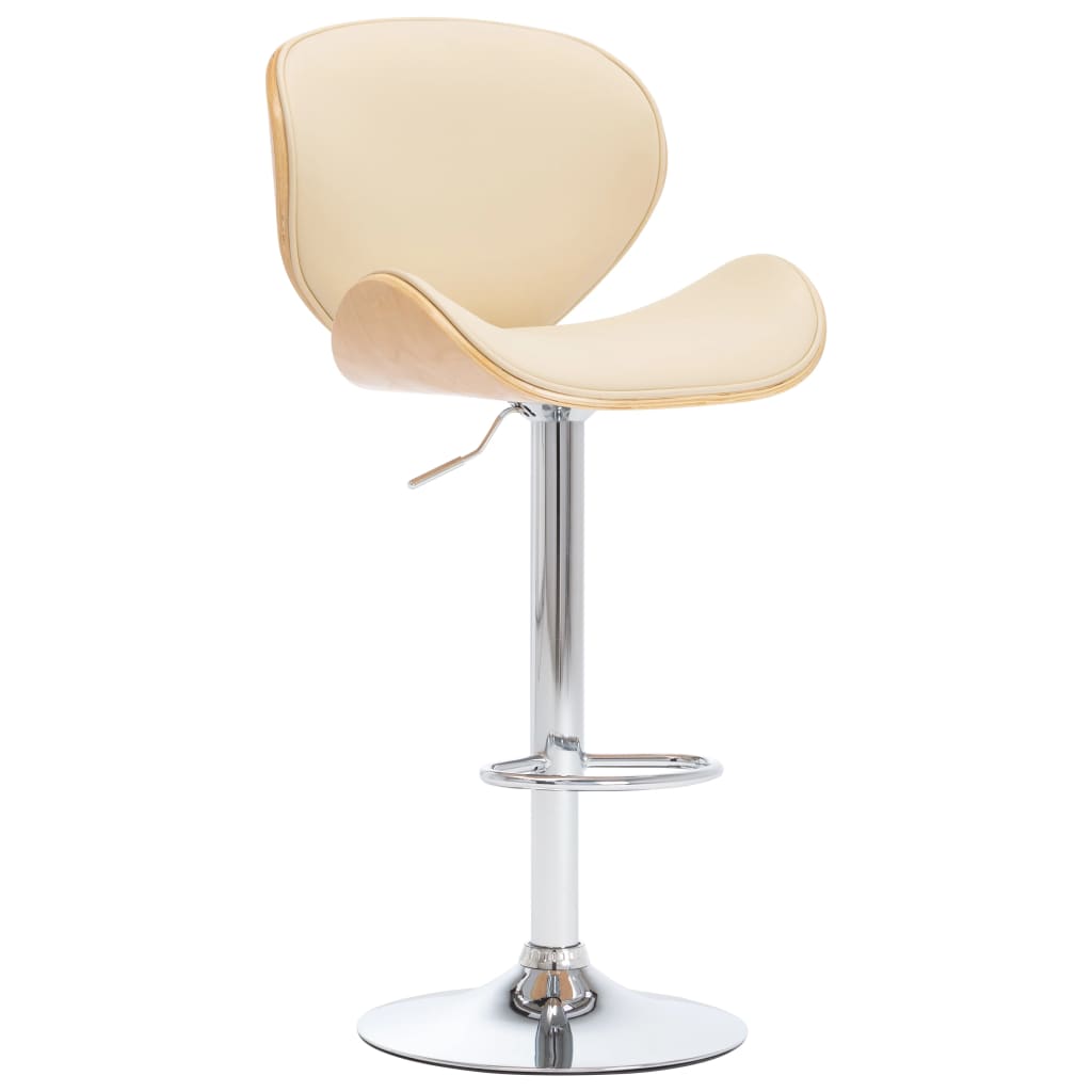 Tabouret de bar Crème Similicuir - XIOS