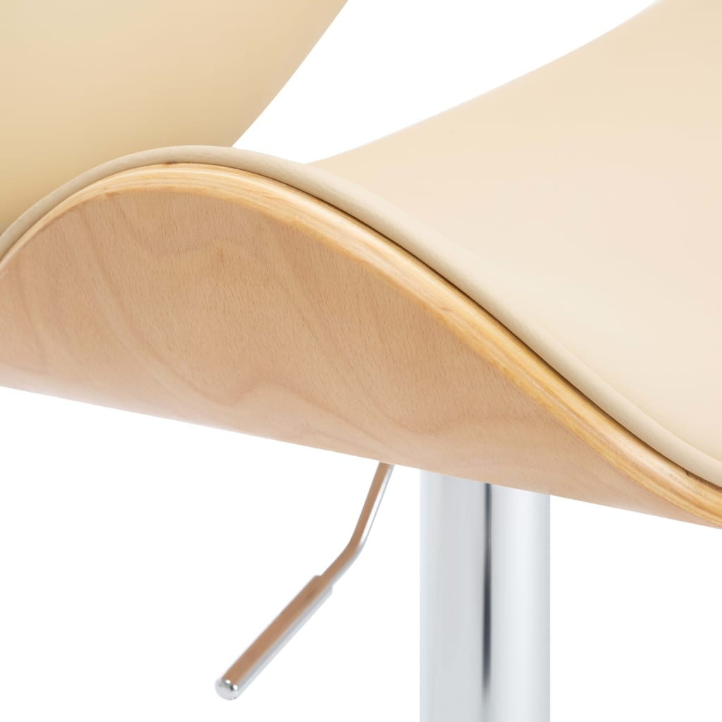 Tabouret de bar Crème Similicuir - XIOS
