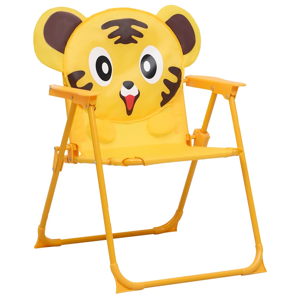 Ensemble de bistro avec parasol pour enfants 3 pcs Jaune - XIOS