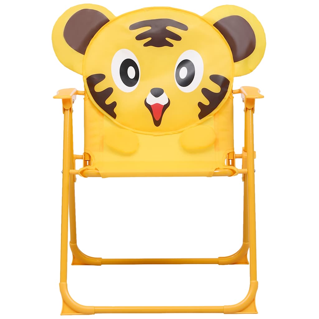 Ensemble de bistro avec parasol pour enfants 3 pcs Jaune - XIOS