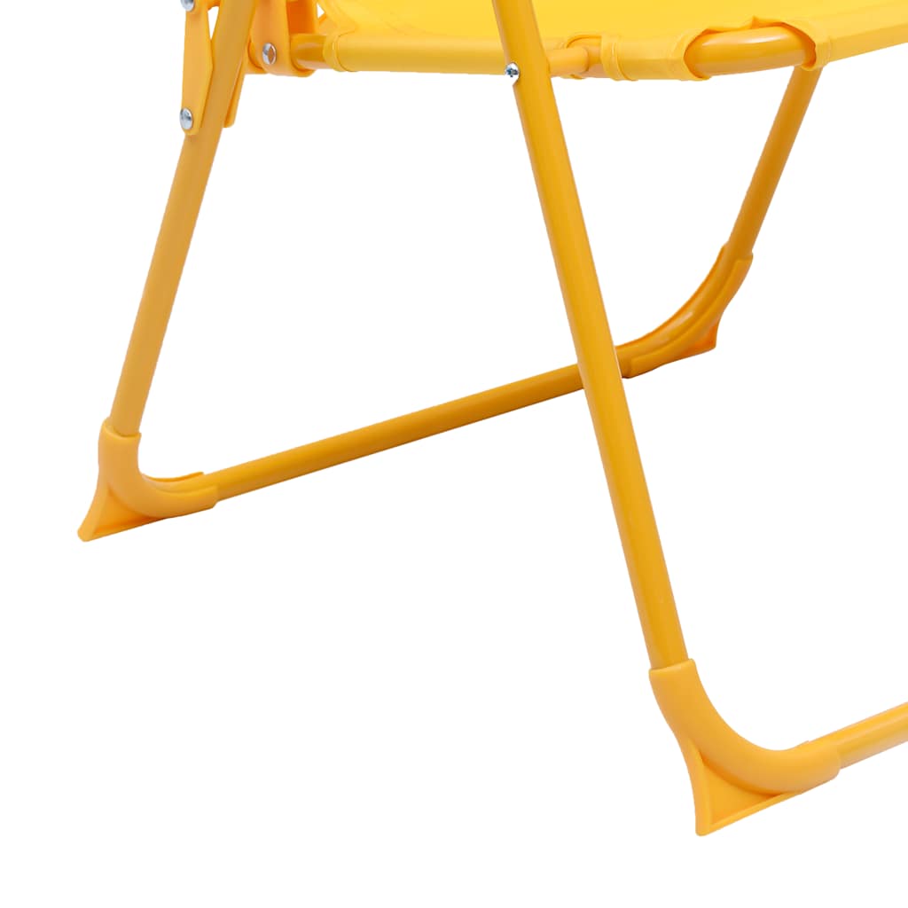 Ensemble de bistro avec parasol pour enfants 3 pcs Jaune - XIOS
