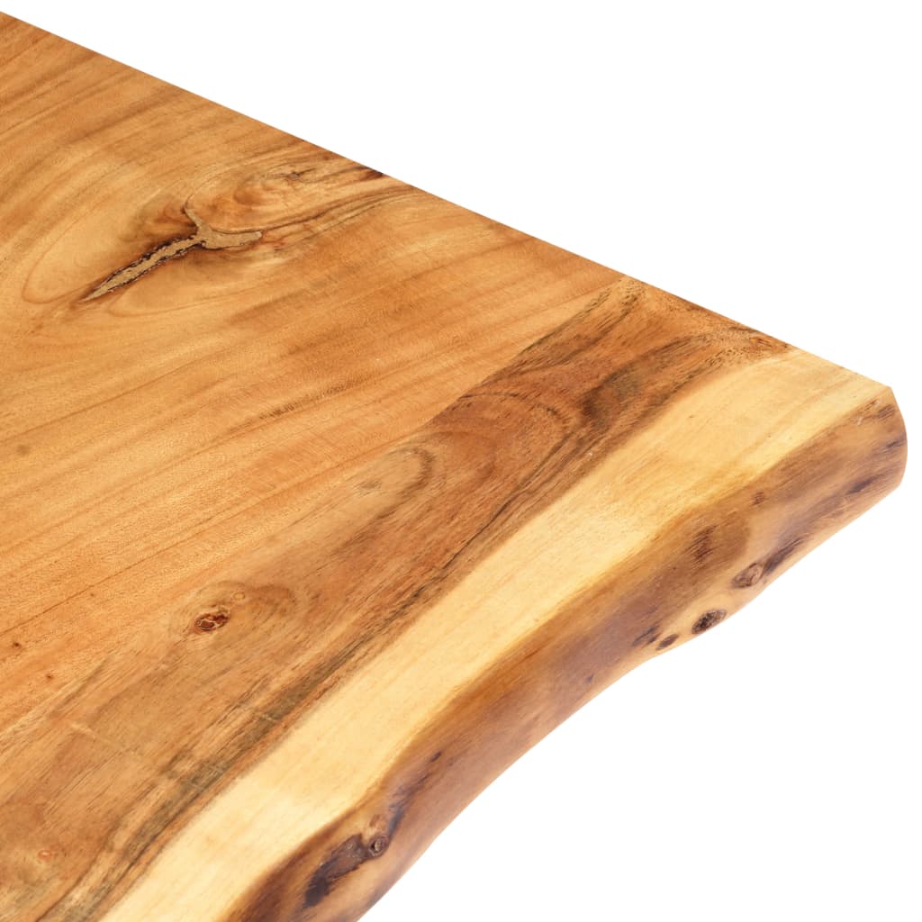 Dessus de table Bois d'acacia massif 80x(50-60)x2,5 cm - XIOS