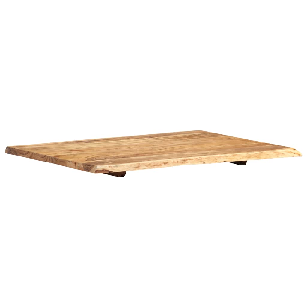 Dessus de table Bois d'acacia massif 80x(50-60)x2,5 cm - XIOS