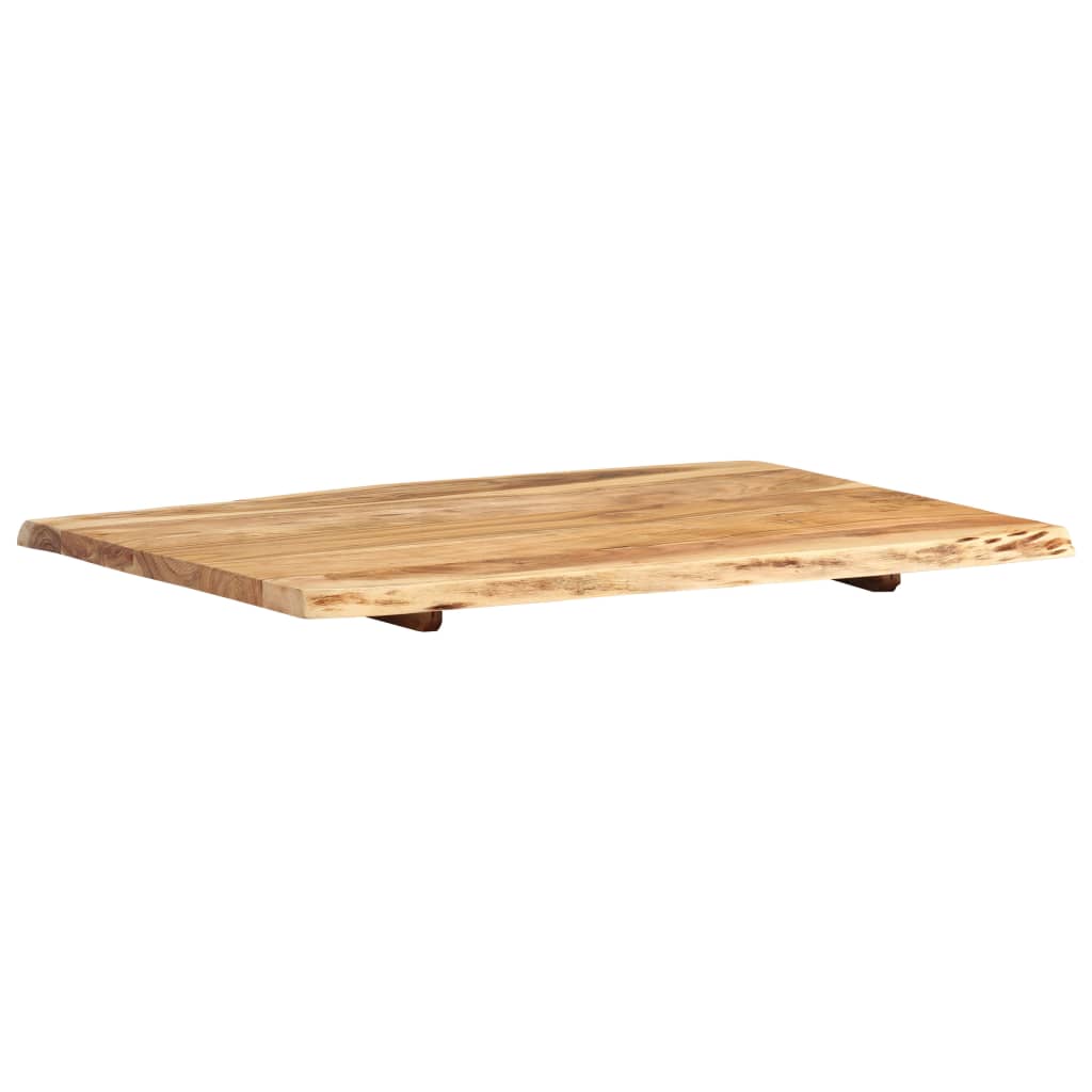 Dessus de table Bois d'acacia massif 80x(50-60)x2,5 cm - XIOS