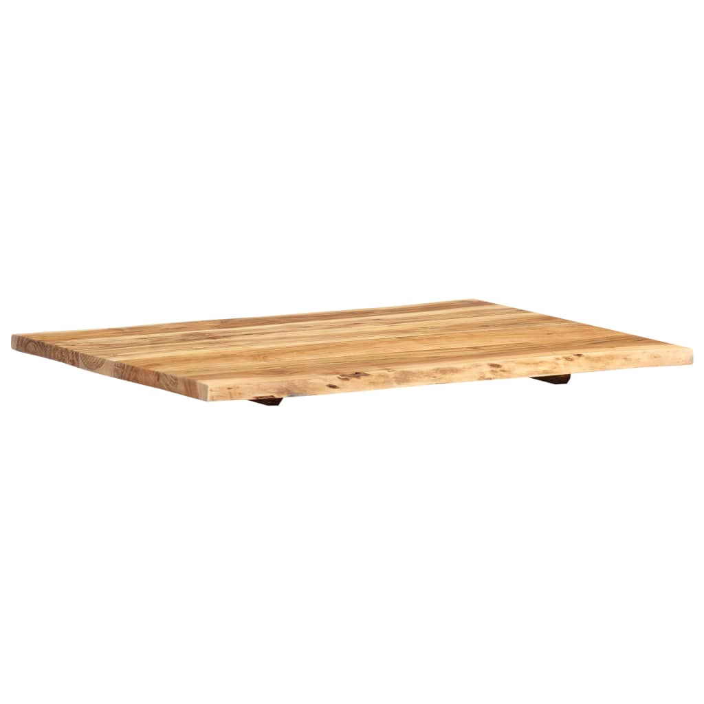 Dessus de table Bois d'acacia massif 80x(50-60)x2,5 cm - XIOS