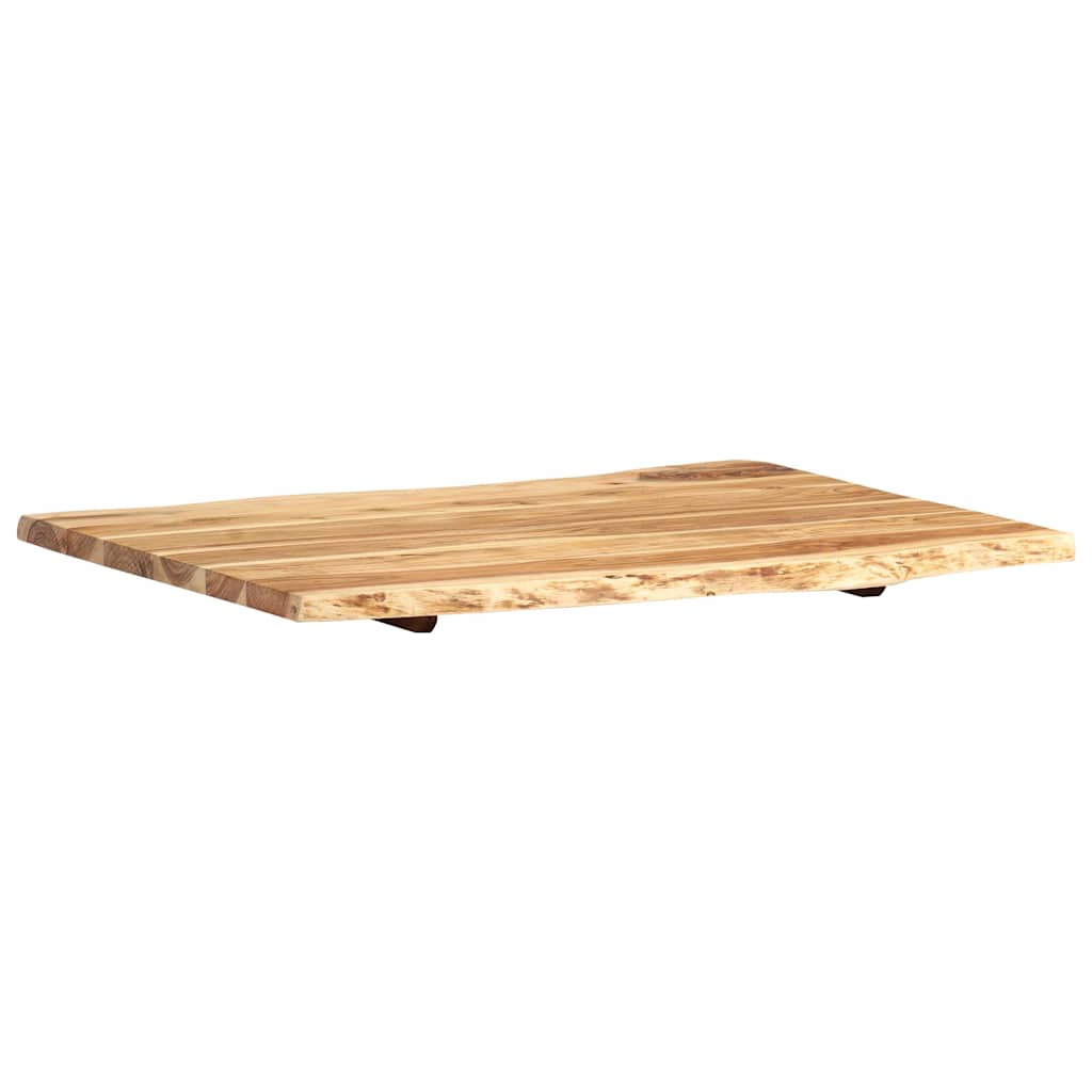 Dessus de table Bois d'acacia massif 80x(50-60)x2,5 cm - XIOS