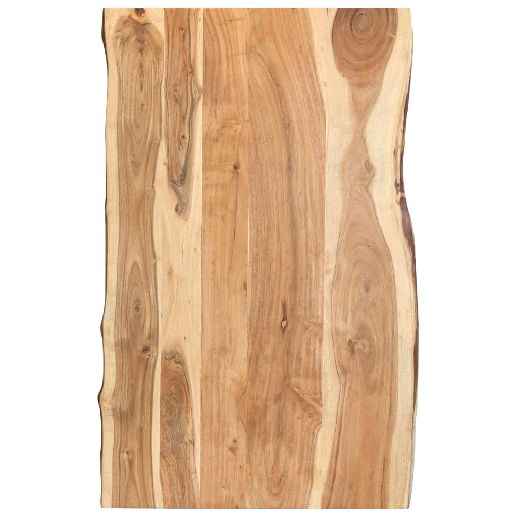 Dessus de table Bois d'acacia massif 100x(50-60)x3,8 cm - XIOS