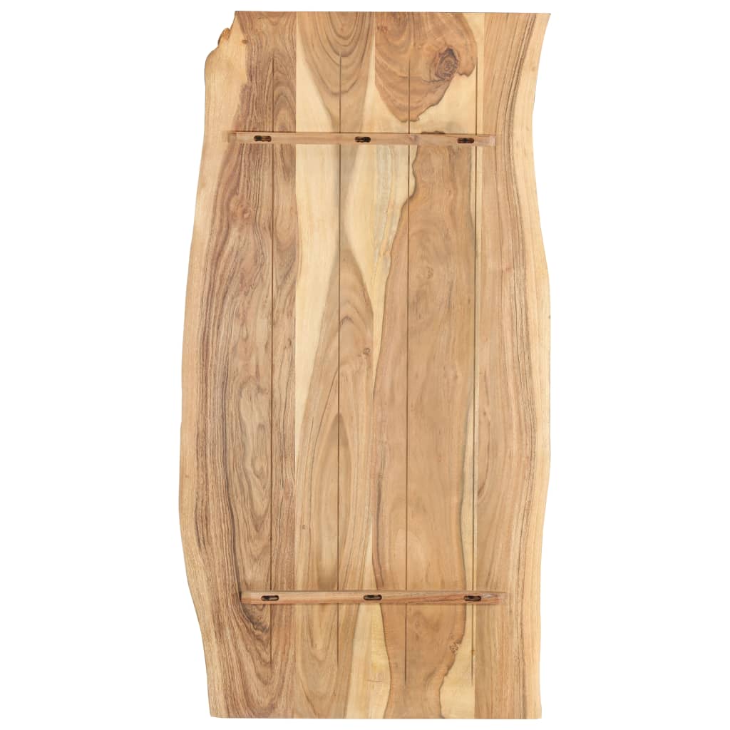 Dessus de table Bois d'acacia massif 118x(50-60)x2,5 cm - XIOS